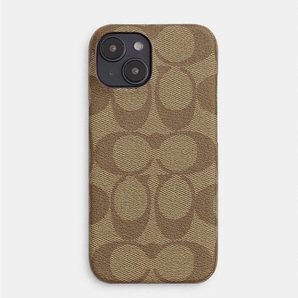 Coach - IPhone 15 Pro Max Case In Signature Canvas